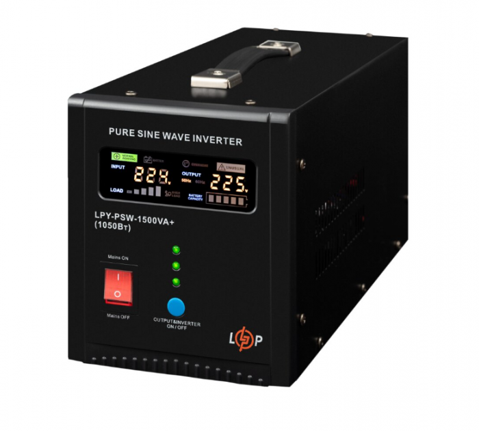 ДБЖ LogicPower LPY-PSW-1500VA+ (1050Вт) 10A/20A 24V
