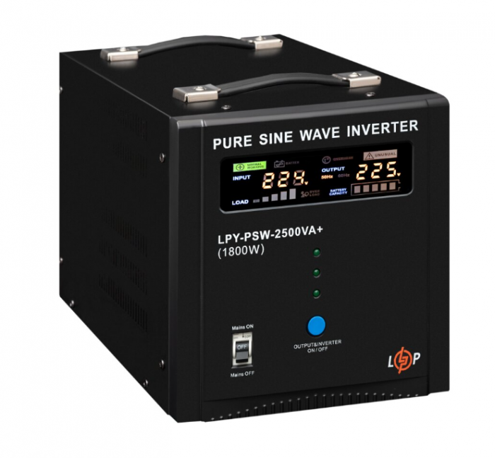 ДБЖ LogicPower LPY-PSW-2500VA+ (1800Вт) 10A/20A 24V