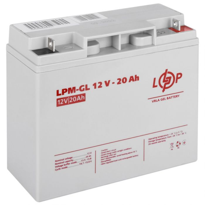 Акумуляторна батарея LogicPower LPM-GL 12-20 (LP5214)