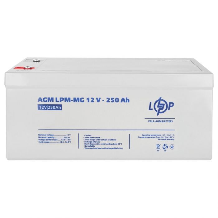 Аккумуляторная батарея LogicPower LPM-MG 12-250AH (LP4198)