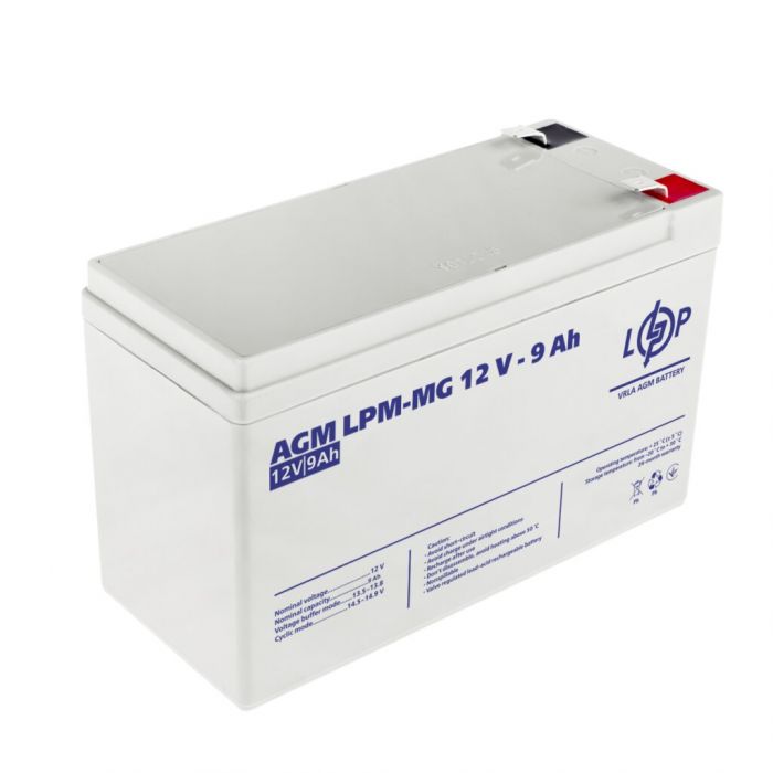 Акумуляторна батарея LogicPower LPM-MG 12V 9AH (LP6555)