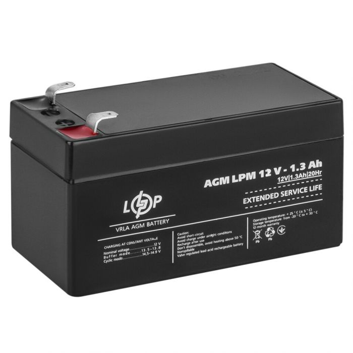 Акумуляторна батарея LogicPower LPM 12-1.3AH (LP4131)