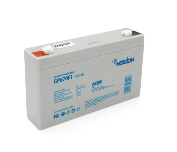 Аккумуляторная батарея Merlion GP670F1 6V 7ah (6001)