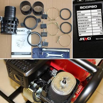 Мотопомпа химическая Senci SCCP 80