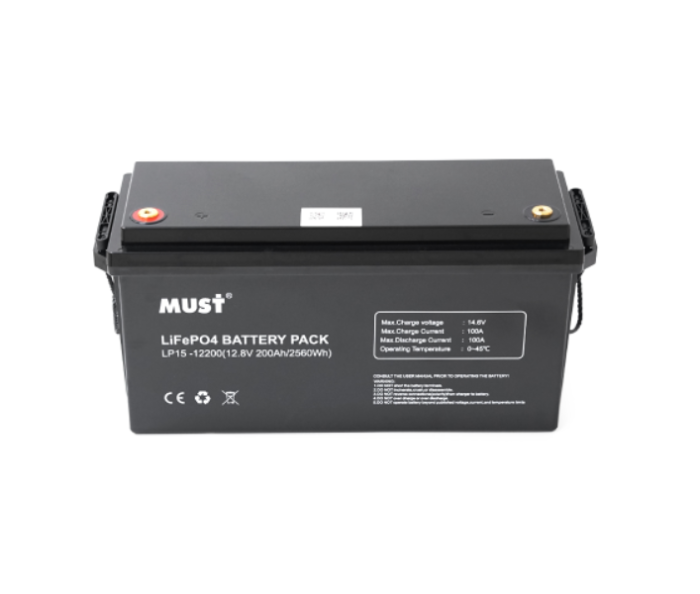 Аккумулятор MUST LiFePO4 LP15-12200 12.8V 200Ah