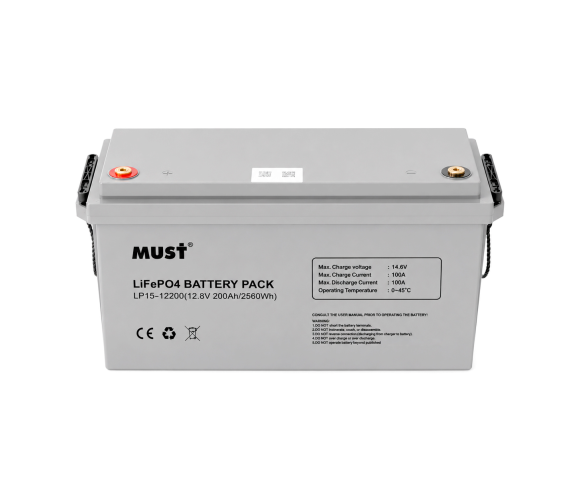 Акумулятор MUST LiFePO4 LP15-12200 12.8V 200Ah