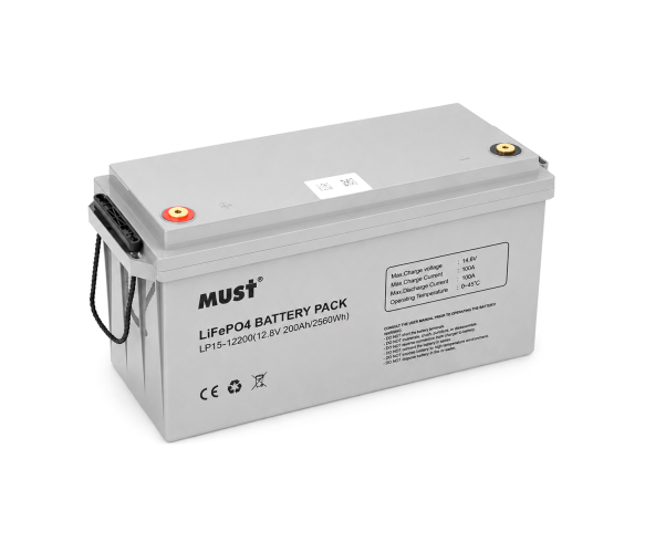 Акумулятор MUST LiFePO4 LP15-12200 12.8V 200Ah