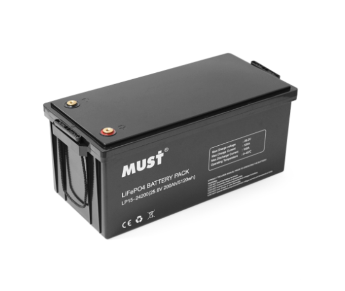 Аккумулятор MUST LiFePO4 LP15-24200 25.6V 200Ah