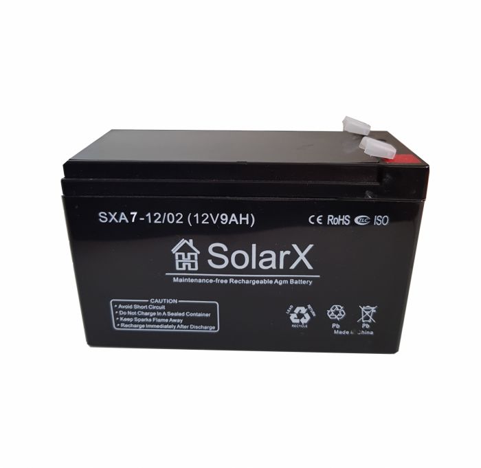 Акумуляторна батарея SolarX SXA 7-12 (технологія AGM)