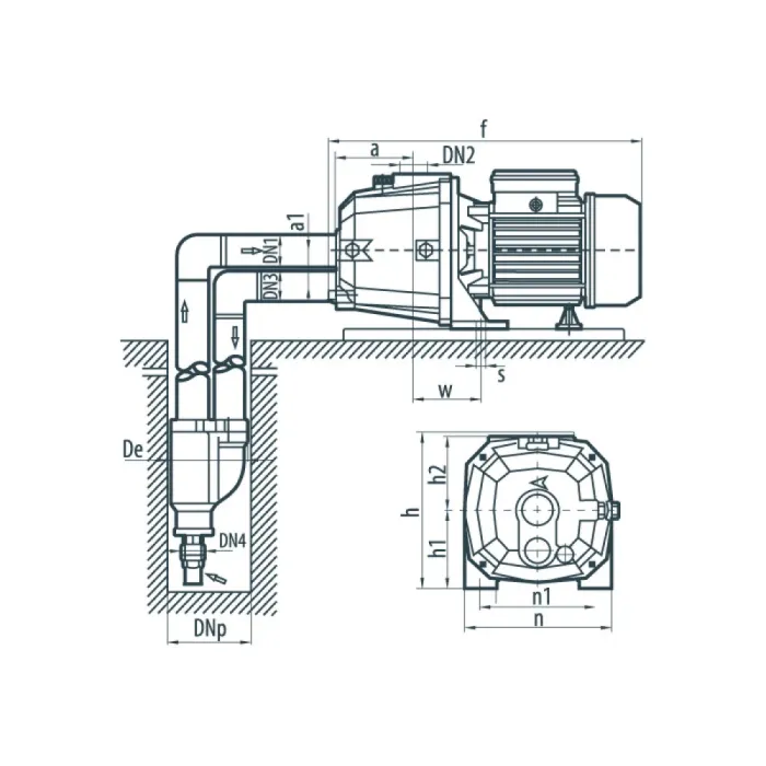 Насос поверхностный НАСОСЫ ПЛЮС ОБОРУДОВАНИЕ DP370A