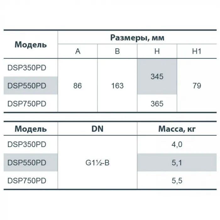 Насос дренажний НАСОСИ ПЛЮС ОБЛАДНАННЯ DSP 750PD