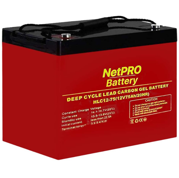 Аккумуляторная батарея NetPRO HLC 12-75 (12V 75Ah)