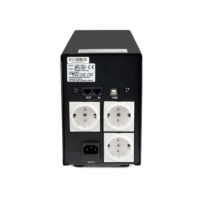 ДБЖ Powercom BNT-1000AP (600 Вт) Schuko