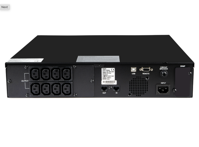 ДБЖ Powercom SPR-1000 (800 Вт) IEC