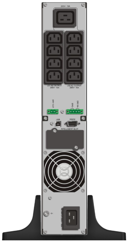 ДБЖ PowerWalker VFI 3000RT LCD Rack Tower (10120123)