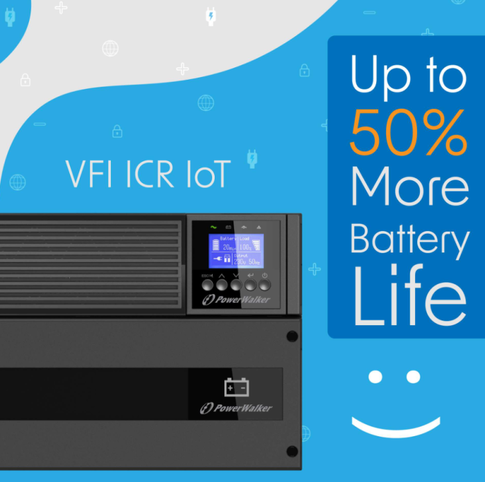 Джерело безперебійного живлення PowerWalker VFI 6000 ICRE IoT (10122202)