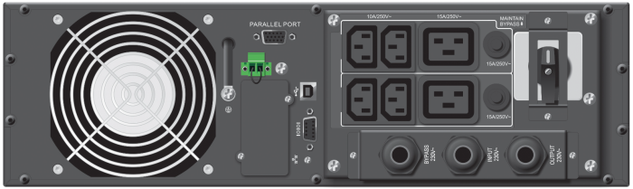 ДБЖ PowerWalker VFI 6000P RT LCD Rack Tower (10120130)