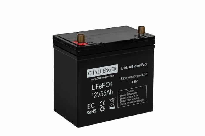 Аккумуляторная батарея литиевая Challenger LiFePO4 12-55.0