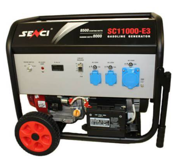 Бензиновий генератор SENCI SC 11000-E3