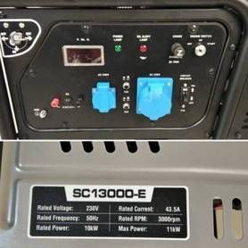 Бензиновый генератор SENCI SC 13000-E