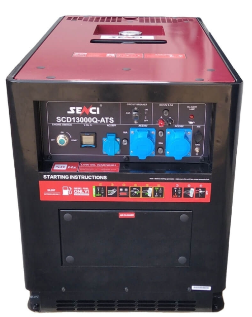 Дизельный генератор SENCI SCD 13000 Q ATS