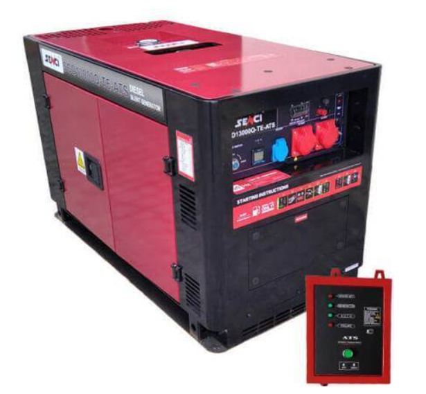 Дизельный генератор SENCI SCD 13000 Q TE
