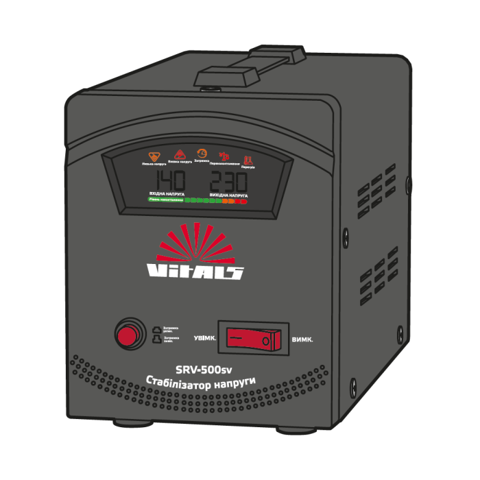 Стабілізатор напруги Vitals SRV-500sv