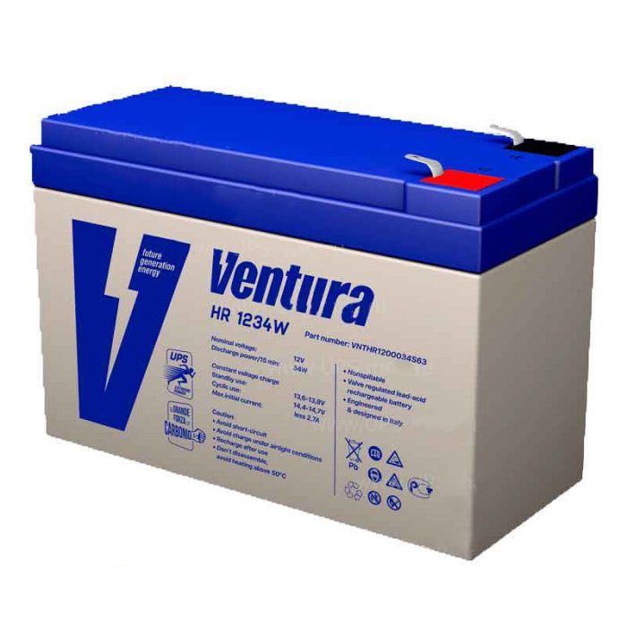 Акумуляторна батарея Ventura HR 1234W (9Ah)