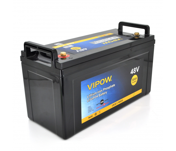 Аккумулятор литиевый Vipow LiFePO4 51.2V 30Ah
